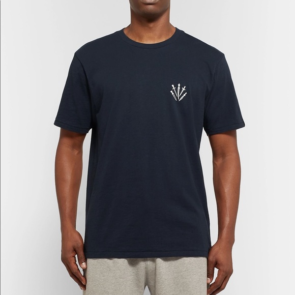 rag & bone Appliquéd Cotton-Jersey Men’s T-Shirt - Picture 2 of 8